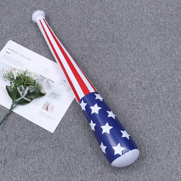 2st basebollträ uppblåsbar ballongsticka American Flag Print