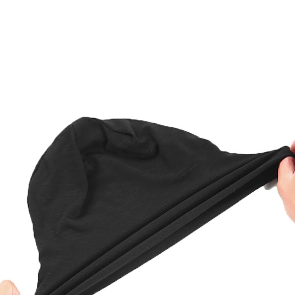Vinter Beanie Hat Thermal Warmer Cap SORT BLACK