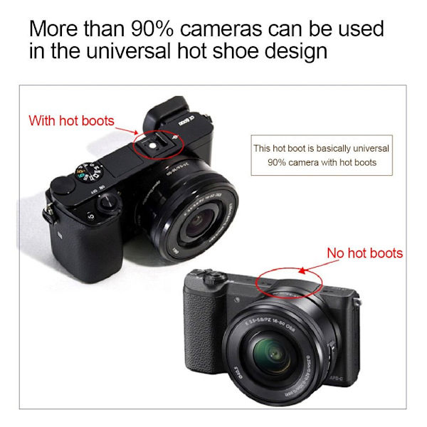 3 stk. Camera Hot Shoe Camera Interfaces Cover 2 2 2