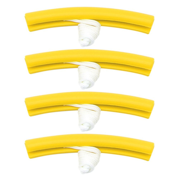 4 stk Dækfælgbeskytter Hjulkant Monter GUL yellow