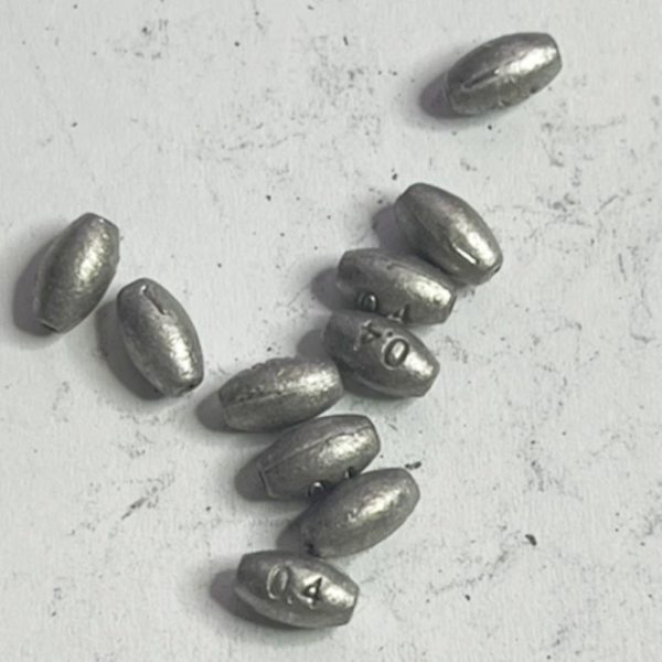 20/40/60/80/100 st Fiskeblysänkor Fiskeviktsänkare 2g-40pcs