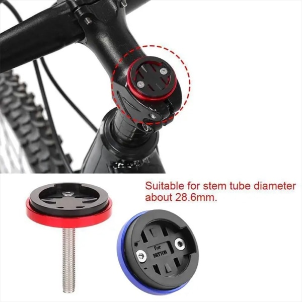 1Sæt Cykelcomputerholder Speedometermontering SORT SORT black