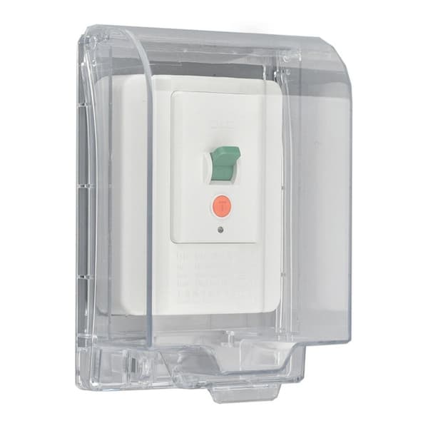 Switch Cover Sockel Vattentät Box BLÅ blue
