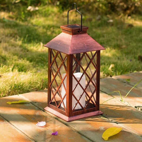 LED Solar Lantern Palace Lampe BRONZE Bronze