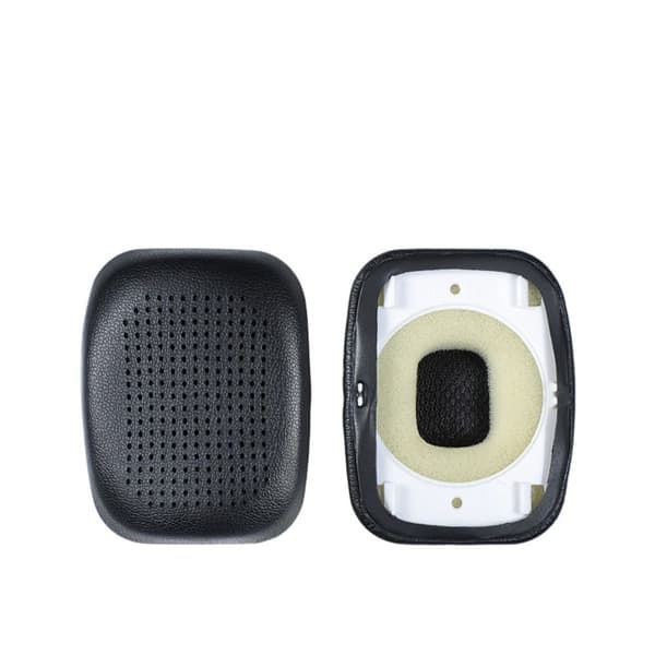 2 stk. øreputer erstatning ørepute headset øreklokker Black