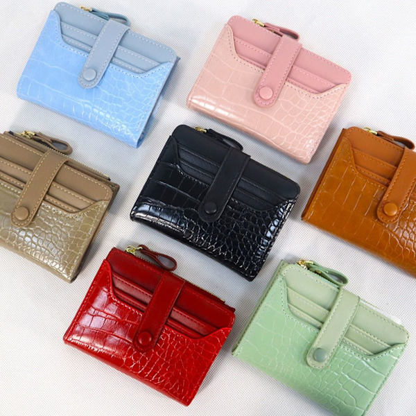 Mini myntpung Kredittkortholdervesker KHAKI khaki
