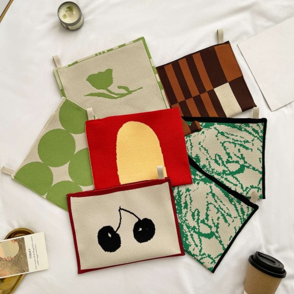 Strikket vevspose Tissue Box 3 3 3
