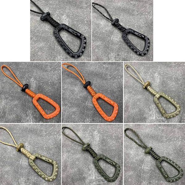 Attach quickdraw Shackle Karabiner Clip ORANGE NORMAL NORMAL Orange Normal-Normal