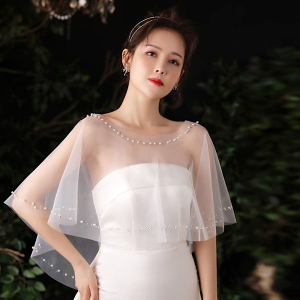 Bride Shawl Evening Prom Cape STYLE2 STYLE2 style2