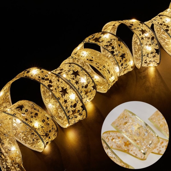 30LED LED Lys Julebånd Bånd Buer Lys GULD VARM gold warm-warm