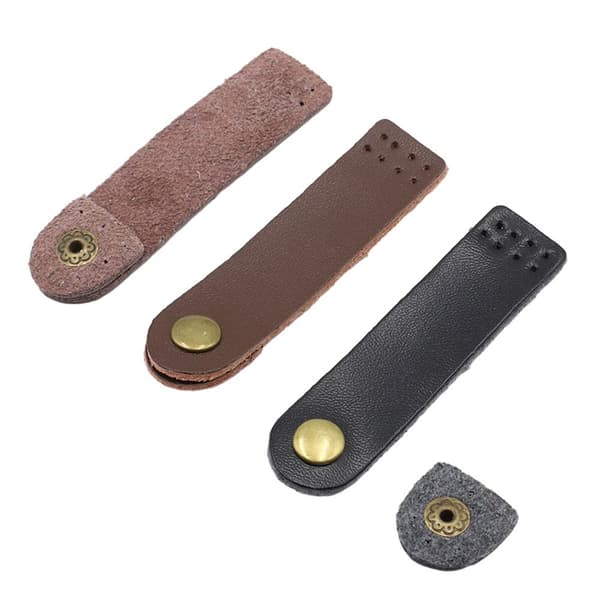 Läderväska Spänne Plånbok Hasp VIT 5ST 5ST white 5PCS-5PCS
