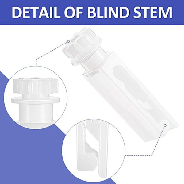 20 stk Vertikale persienner erstatningslameller Vertikal persienner Reparasjon White 20 Pcs-20 Pcs