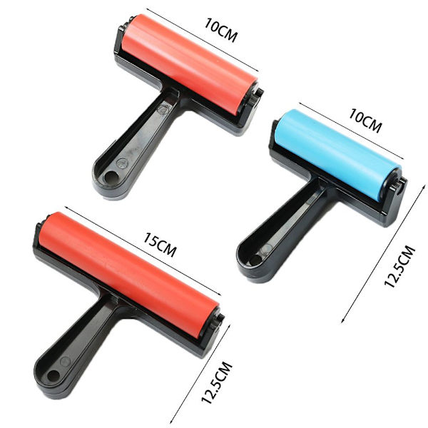 Diamanter Målarrulle Plast Blue 10cm
