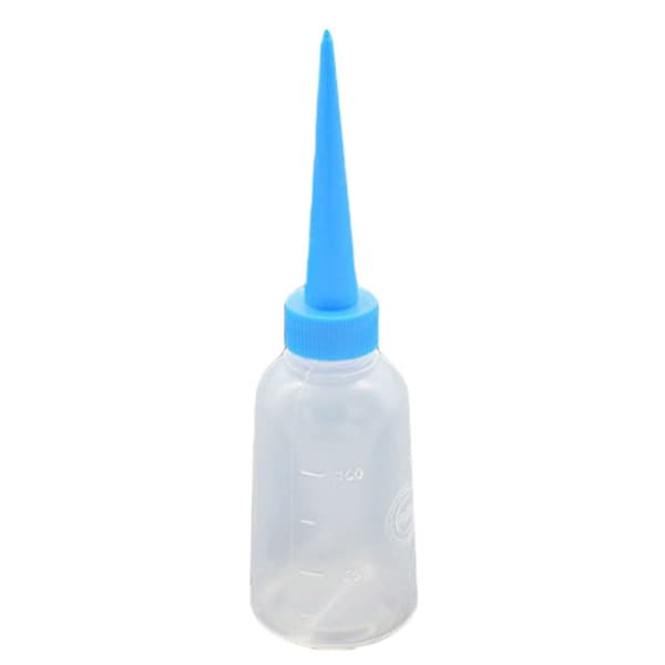 Muovinen kirkaskärkinen asetinpullo 150 ml 150ml