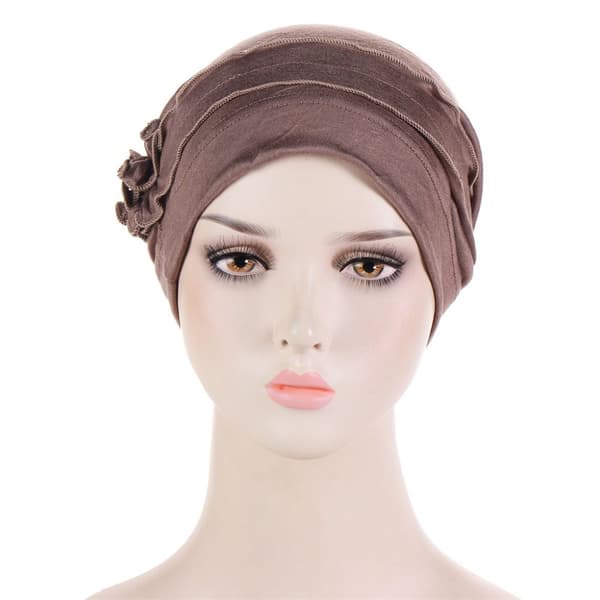 Turbanhatte til kvinder Hijab GRÅ gray