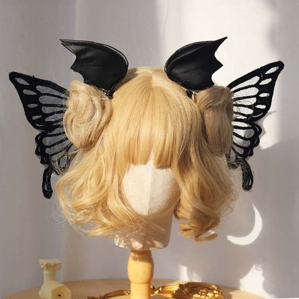 Bat Wing HairClip Halloween Hårnåler STIL 2 STIL 2 Style 2