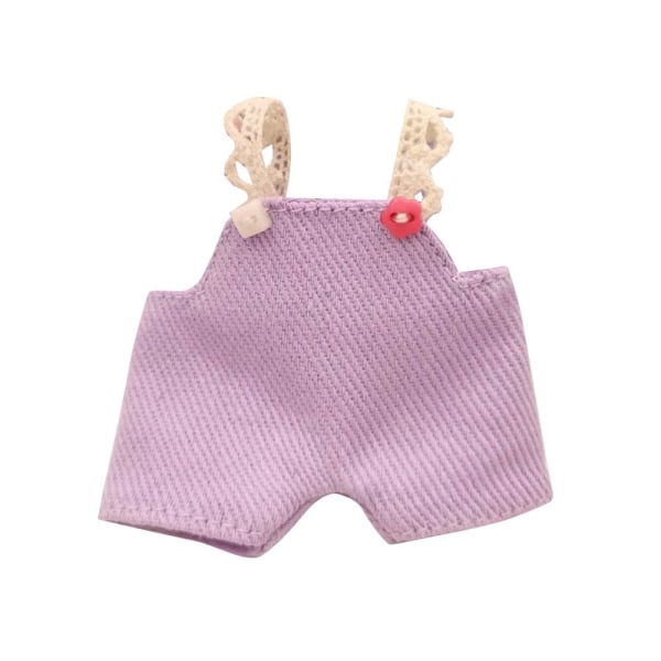 Docka Kläder Strap Byxor LILA purple