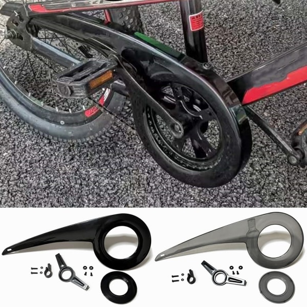Cykelkæderinge Protector Cykel Tandhjul Guard SORT 2 2 black 2-2