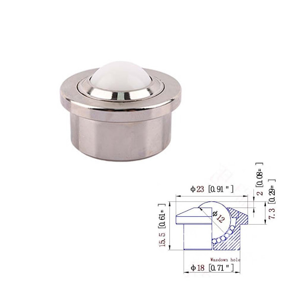 Ball Caster Mini Swivel Wheels 2 2 2