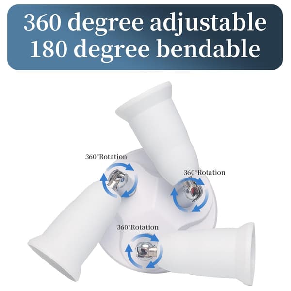 Lampeholder En delt tre Multihode En omgang Multiple