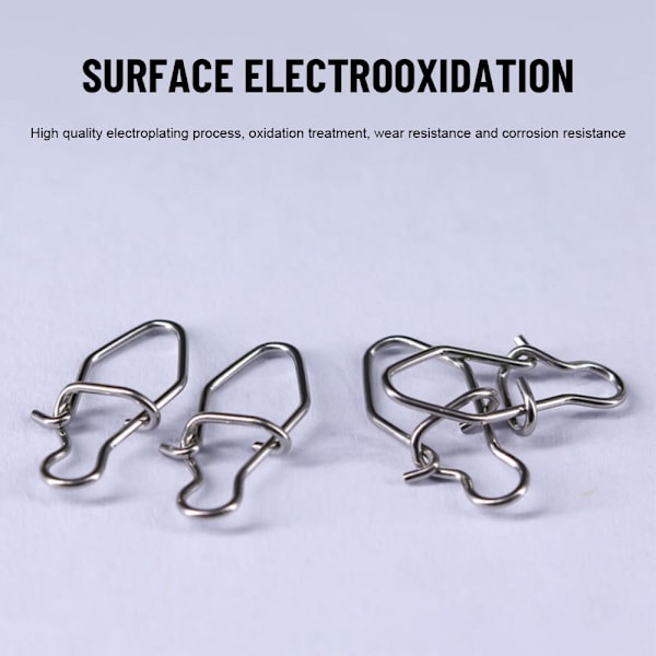 100 STK Fiske Hengende Snap Barrel Swivel 1 1 1