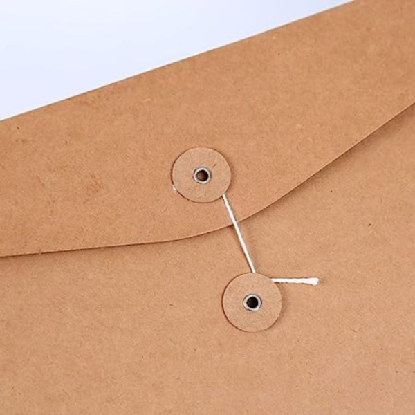 5 STK File Bag Blank File Bag til kontor