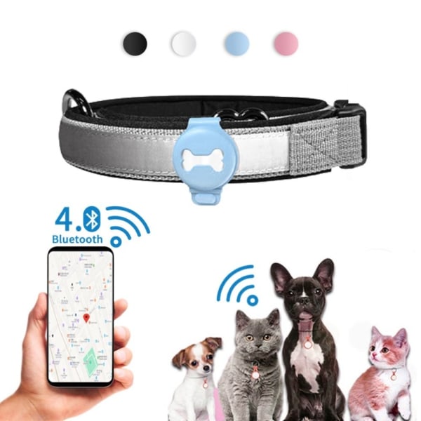 Pet GPS-sporingsporingsverktøy Silikonbeskyttende hylseetui Blue