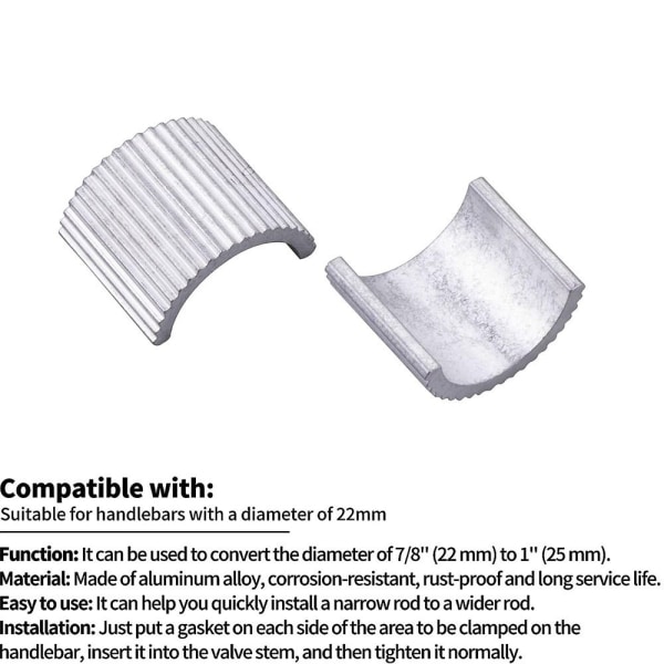 Styre Shim Conversion Shims Spacer Handlebar Shim