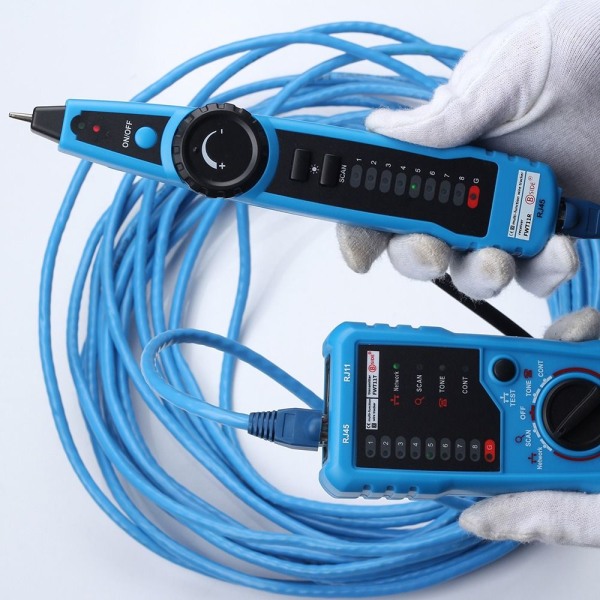 Nettverkskabeltester RJ11 RJ45 Line Finder Wire Tracker