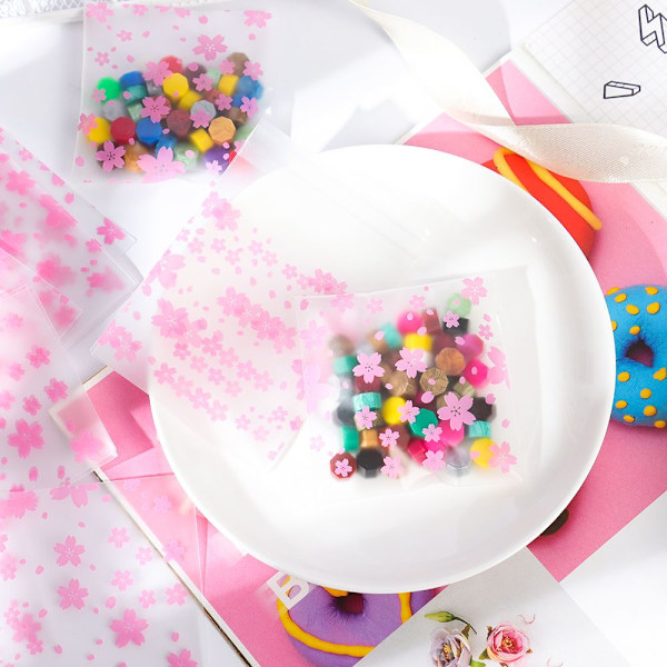 100 stk Plastposer Gavepose 10*10CM 10*10cm