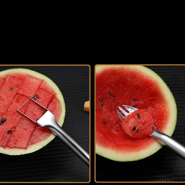 Vannmelonkutter Vannmelongaffelskjærer Rustfritt stål