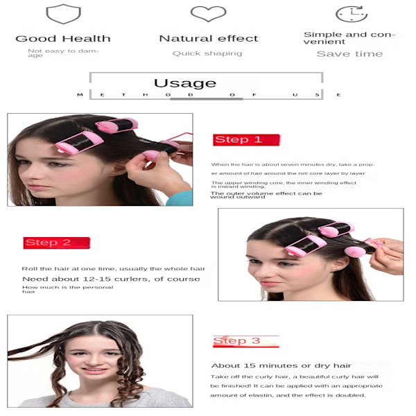 Rullat Kihartimet Sponge Foam Curler 3CM8PCS 8PCS 3CM8PCs