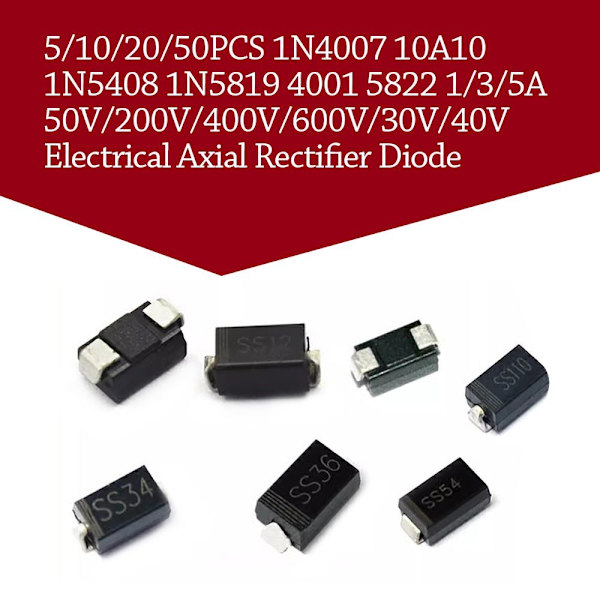 5/10/20/50 STK ensretter diode dele elektrisk aksial 3 3 3