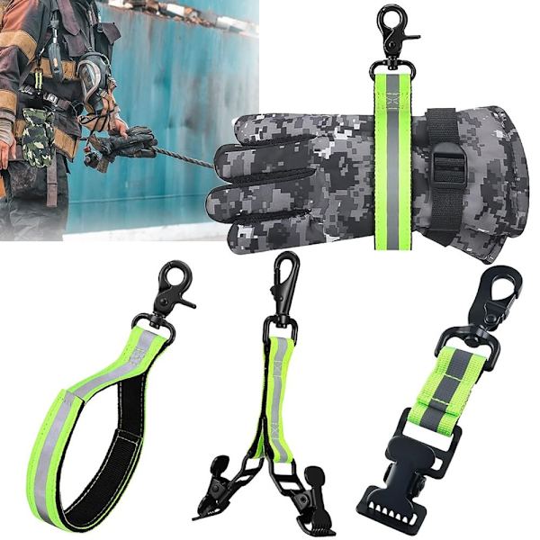 Firefighter Glove Strap Gloves Clamps 3 3 3