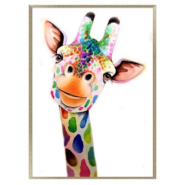 Diamant Maleri Kunst Billede GIRAF GIRAF giraffe