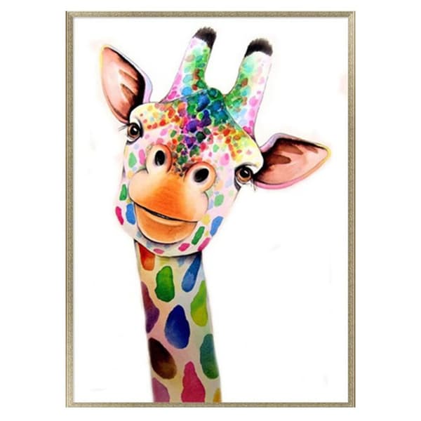 Diamantmaleri Kunst Billede GIRAFFE GIRAFFE giraffe