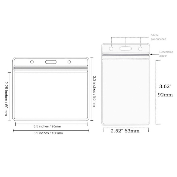 10 st/pack Kort Cover VERTIKAL VERSION VERTIKAL Vertical version