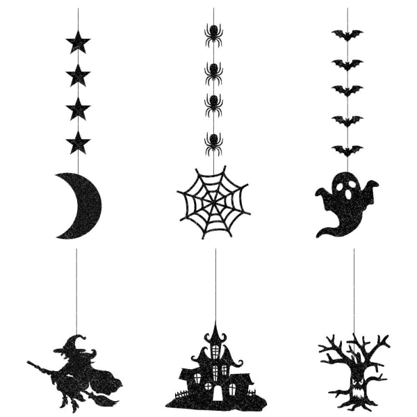 Halloween-riippuva banneri riippuva koriste-oviripustin