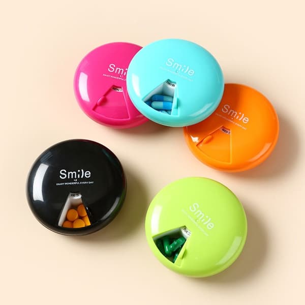 Oppbevaring Pilleboks Roterende Pilleboks SORT SORT Black