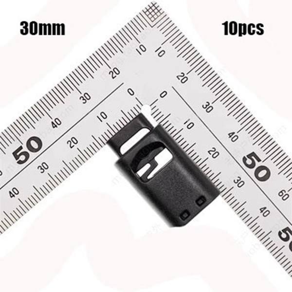 10 stk taktisk ledningslås Vippestopper 30MM 30mm