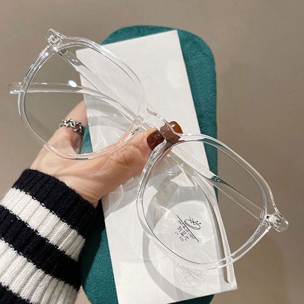 Anti-Blue Light Glasses Ylisuuret silmälasit LÄPINÄKYVÄT Transparent
