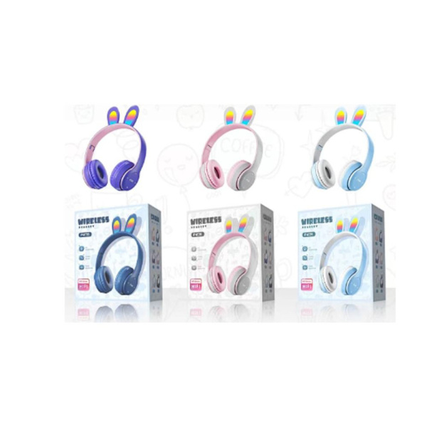 Trådløse øretelefoner Headset LILLA purple