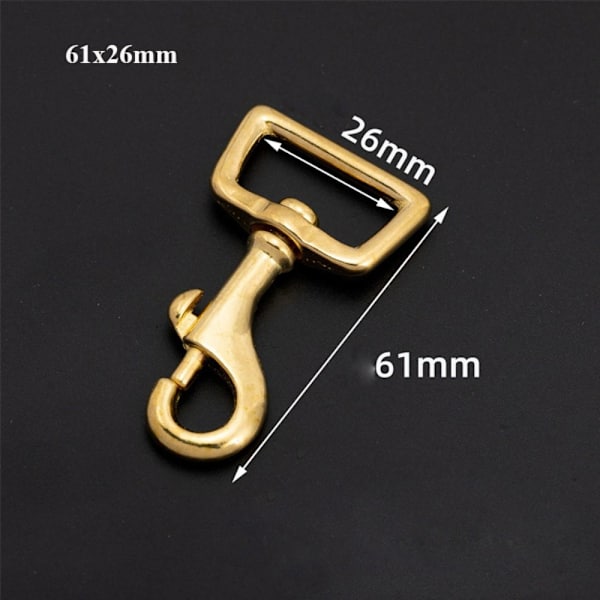 Spännen med dragkrok i metall 61X26MM 61x26mm
