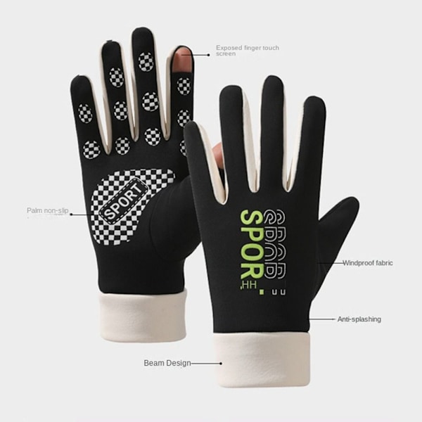 Vinterhanske helfingerhansker MANNE FARGE 3 HANNE FARGE 3 Male Color 3