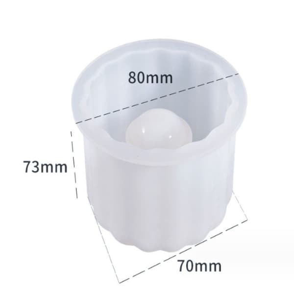 1 Sæt 2stk Lampe Forme Silikone Forme Lyse Forme