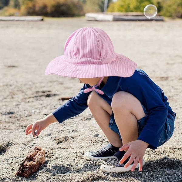 Bøttehatt Strandhette ROSA 52CM pink 52cm