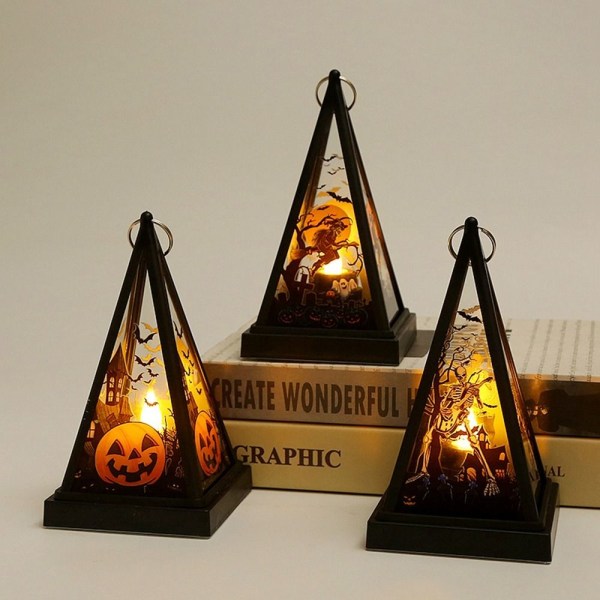 Halloween LED-lampor Slotts dekorativ lampa STYLE 3 STYLE 3 Style 3