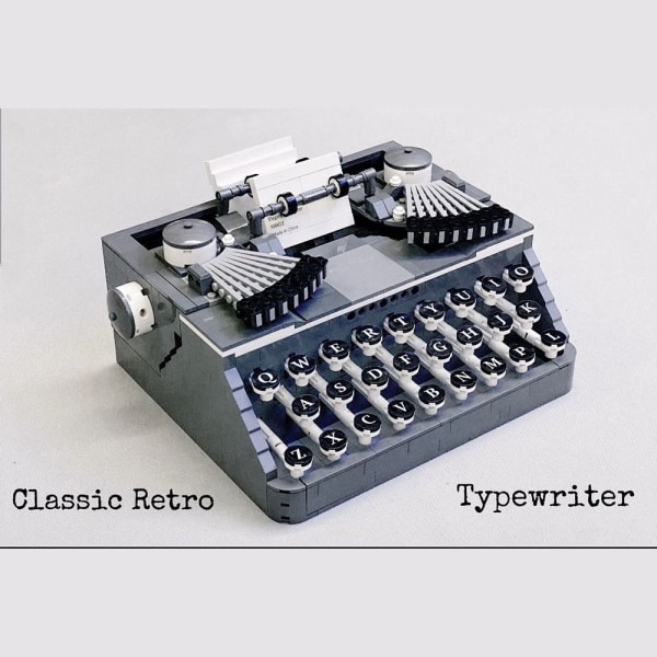 Retro skrivemaskine vintage skrivemaskine byggesæt
