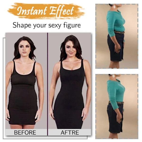 Bodysuit Shapewear Laihdutusalusvaatteet MUSTA S black S