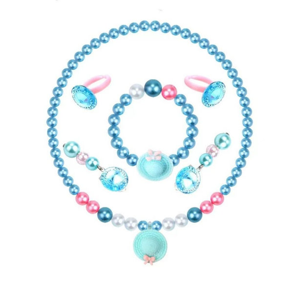 Pärlhalsband Armband 9 9 9